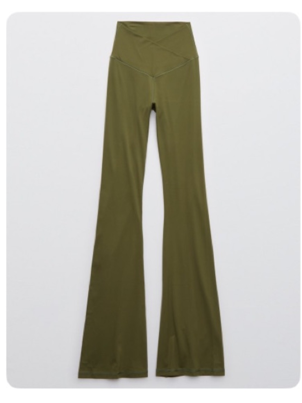 OFFLINE By Aerie Real Me High Waisted Crossover Flare leggings size S long